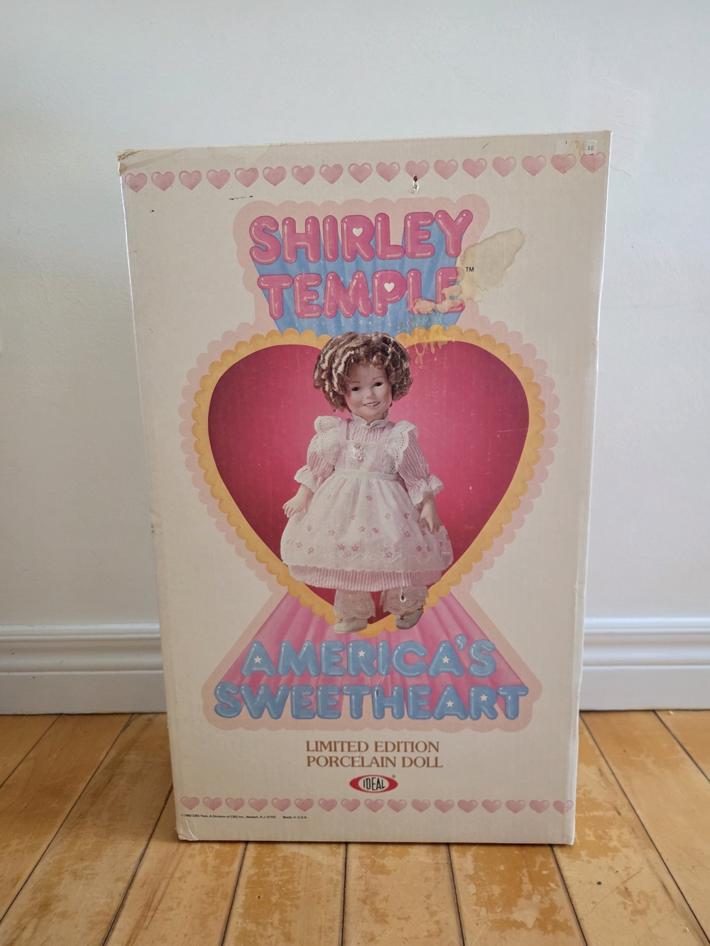 Vintage Ideal Shirley Temple Limited Edition Porcelain Doll COA Boxed #7034